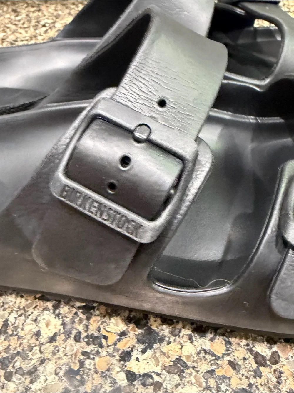 Birkenstock Black Footbed Slide Sandals Mens 11